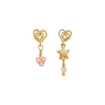 Maanesten Vibe Øreringe i 18kt. forgyldt sølv