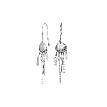 Zale øreringe i sølv fra Maanesten 9901c