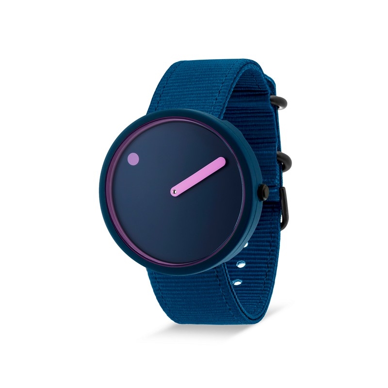 Picto - Deep Blue urskive med Deep Blue rem