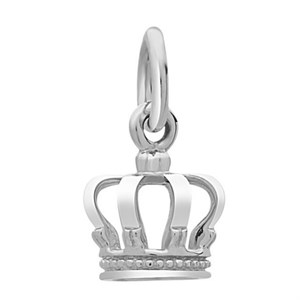 Kongekrone vedhæng i sølv fra Siersbøl |  29160500900