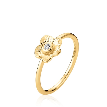 Izabel Camille - Rosa ring forgyldt a4184gs