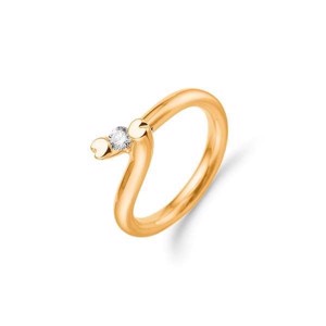 Aagaard True Love diamantring i guld 146497