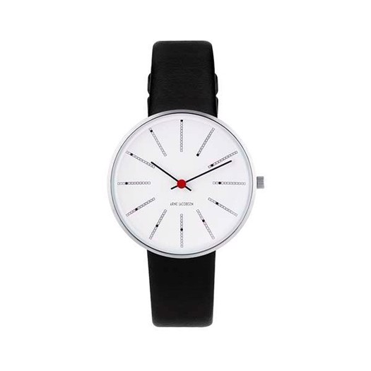 Arne Jacobsen armbåndsur - Bankers - Hvid skive - Ø 34 mm - 53101-1601