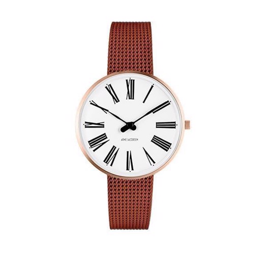 Arne Jacobsen ur - Roman i Ø34 mm Rosaforgyldt