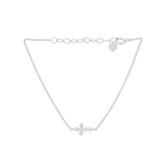 Pernille Corydon - Cross armbånd i sølv**
