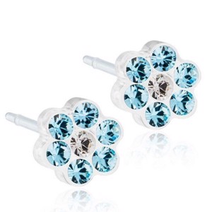 Blomdahl - Ørering Daisy Aquamarine Crystal Ø5 mm 15-0114-55