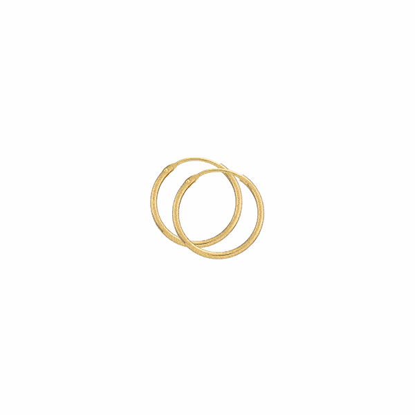 Guld Ø 20 mm - øreringe i 8-14 karat guld - BNH