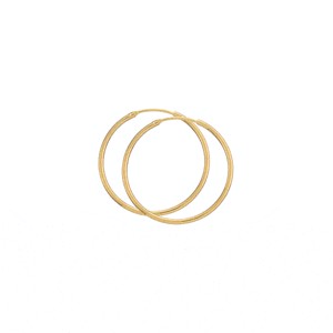 Guld creoler Ø 32 mm - øreringe i 8-14 karat guld - BNH