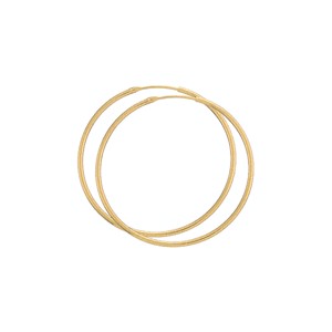 Guld creoler Ø 44 mm - øreringe i 8-14 karat guld - BNH