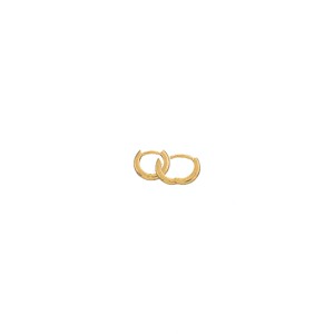Guld creoler knæk i 8 - 14 karat guld CRK8220105_