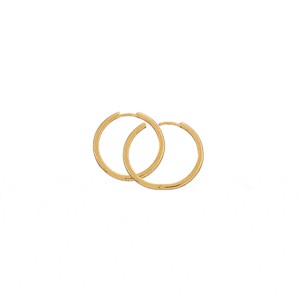 Guld knæk creoler i 8 - 14 karat guld CRK8220250_