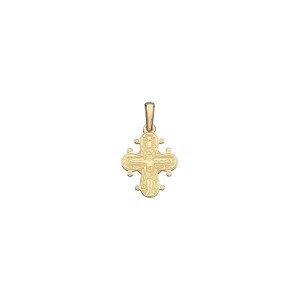 Dagmarkors i 8-14 karat guld - 15x13 mm