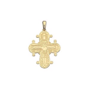 Dagmarkors i 8-14 karat guld - 30x25 mm