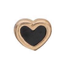 Christina collect element - Black Enamel Heart - 603-G4