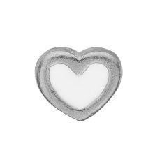 Christina collect - White Enamel Heart - 603-S3