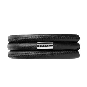 Christina Watches læderarmbånd i sort 601-Black