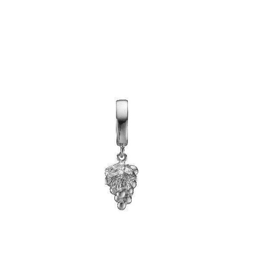 16: Christina Jewelry - Sølv charm Grape til læderarmbånd**