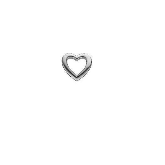 Christina Jewelry - Sølv charm Heart 650-S42