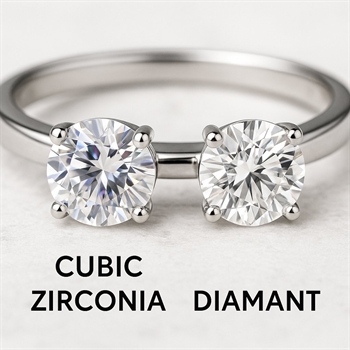 Hvad er cubic zirconia – og hvordan adskiller det sig fra diamanter?