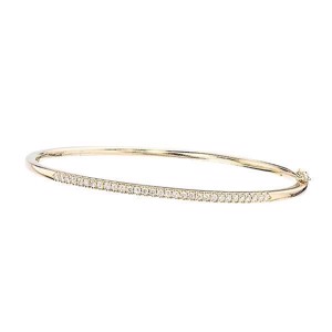 Dazzling guld armring med diamanter 600615