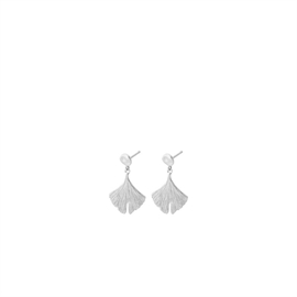 Biloba øreringe i sølv af Pernille Corydon | e-343-s