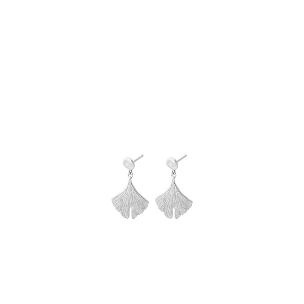 Biloba øreringe i sølv af Pernille Corydon | e-343-s