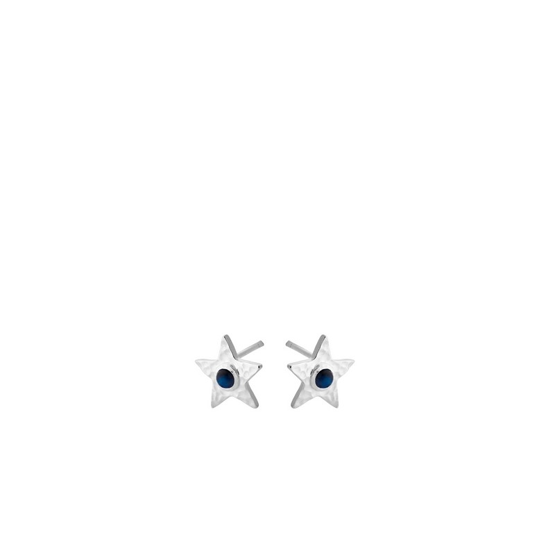 Billede af Pernille Corydon - Twinkling Star ørestikker i sølv