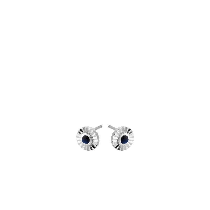 Pernille Corydon - Autumn Sky øreringe i sølv 8 mm