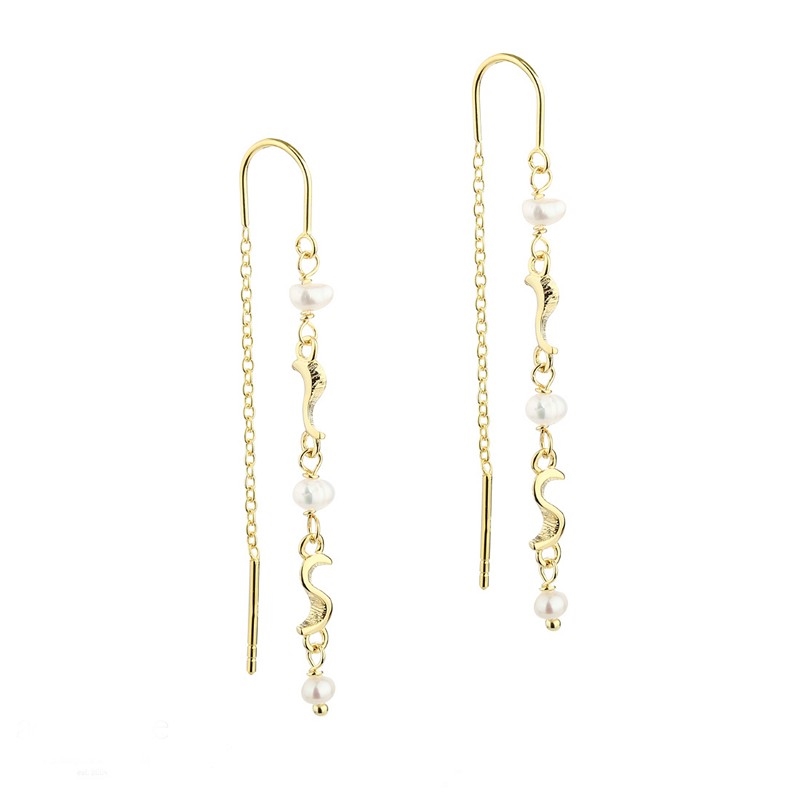  Aqua Dulce - Rhumba Eartread i forgyldt sterlingsølv