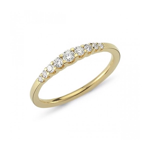 14kt Empire Diamantring i guld med 0,24ct