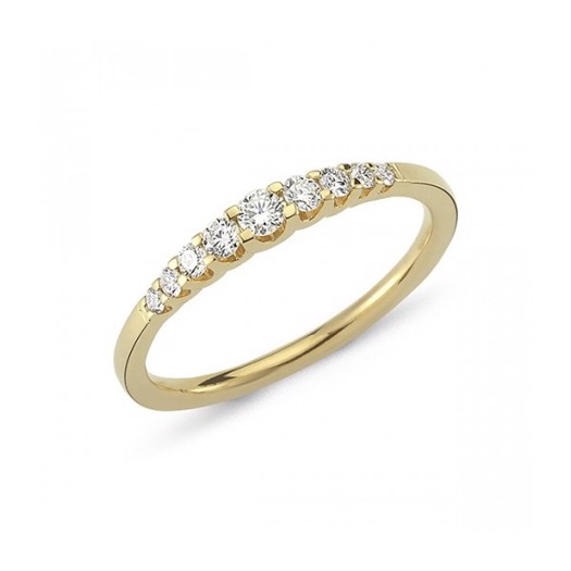 Billede af 14kt Empire Diamantring i 14 kt guld med 0,24ct.