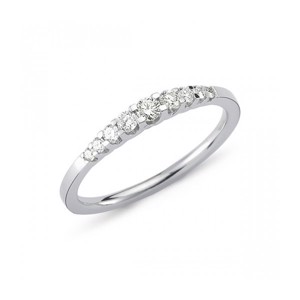 14kt Empire Diamantring i 14 kt Hvidguld med 0,24ct.