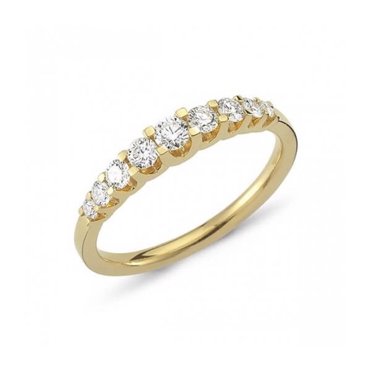 Billede af 14kt Empire diamantring i guld med 0,43ct.