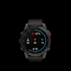2 GARMIN - Epix (Sapphire) Gen 2 smartwatch i titanium m. silikonerem