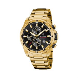 Festina - Chrono Sport Herreur i gulddublé F20541/4