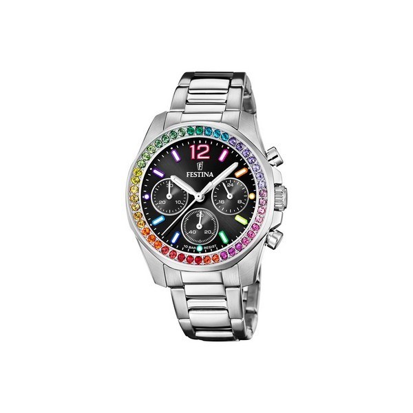 Festina Rainbow Dameur ur med regnbue sten F20606/3