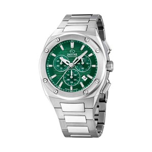 Jaguar - Executive Chrono ur i stål og grøn | J805/C