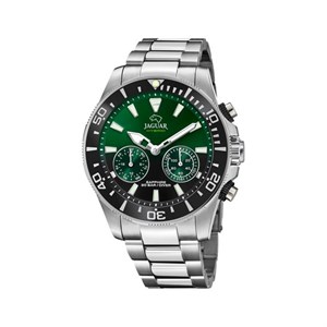 Herre Hybrid Diver ur i stål med grøn/sort | J888/5