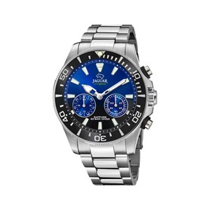 Herre Hybrid Diver ur i stål med blå/sort | J888/6