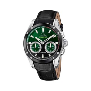 Jaguar - Herreur Connected i stål med sort/grøn | J958/2