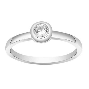 Sølv  ring med Zirkonia - Amy - 145 902