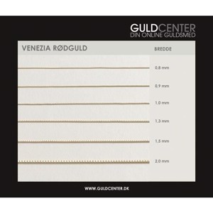 Venezia guld halskæde i 14 karat fra BNH
