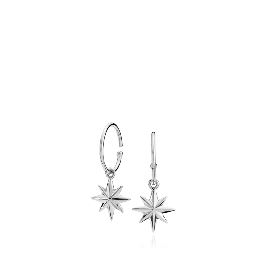 11: SISTIE - Stjerne øreringe i sølv**