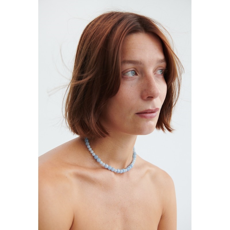Pernille Corydon - Blue Sky halskæde i forgyldt sølv 2