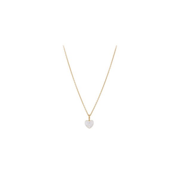 Pernille Corydon - Ocean Heart halskæde i forgyldt sølv  n-387-gp