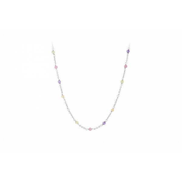 Pernille Corydon - Rainbow halskæde i forgyldt sølv n-854-s