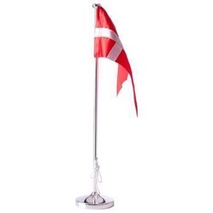 NOA Kids - Forkromet flagstang 38,5cm m. rund fod