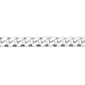 Panser facet sølv halskæde i sterlingsølv 925 SPAR 15%
