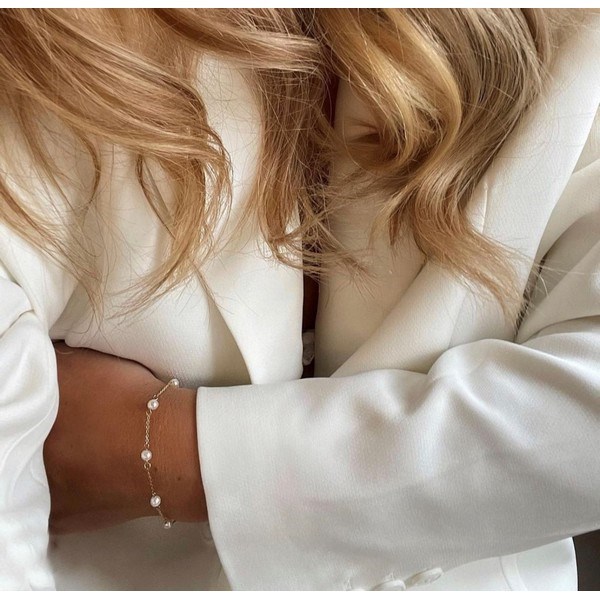 Moonlight armbånd i 8 kt guld af Mads Z 3353116