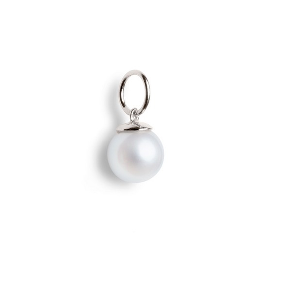 Jane Kønig - Big Pearl Pendant i sølv**